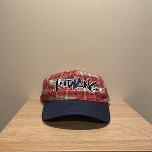 Vintage Cleveland Indians Plaid Snapback